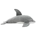 Miniatyrbillede 1 af 5: vidaXL tøjdyr delfin plysstof grå