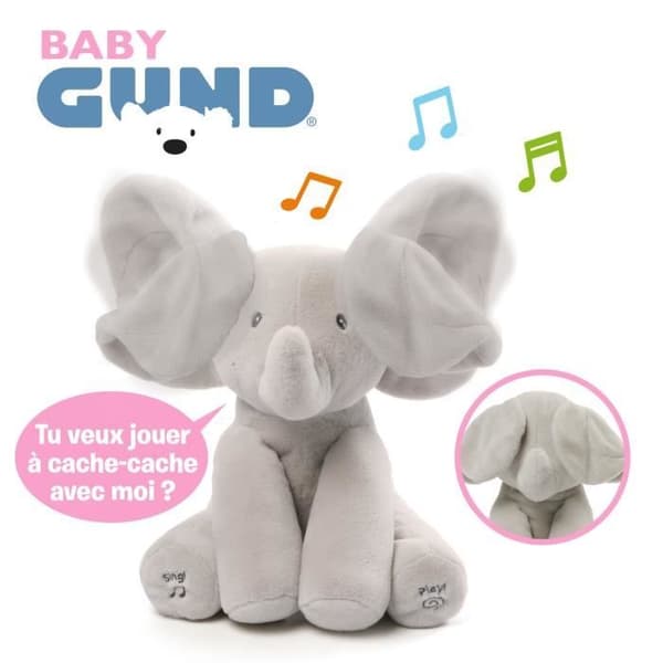 GUND - Flappy elefanten - Interaktiv plysch
