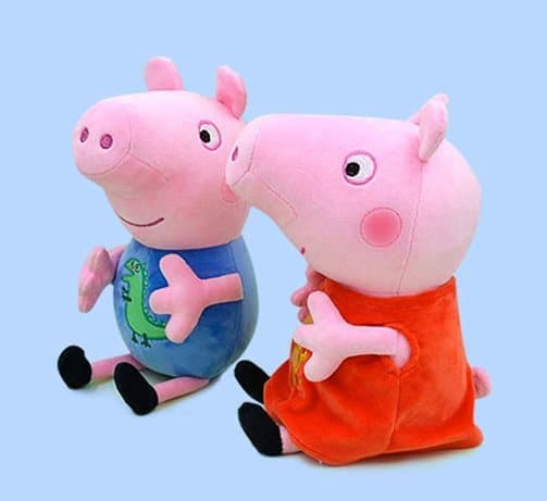 Greta Gris Familj Gosedjur Mjukisdjur 35cm- 4st Modeller