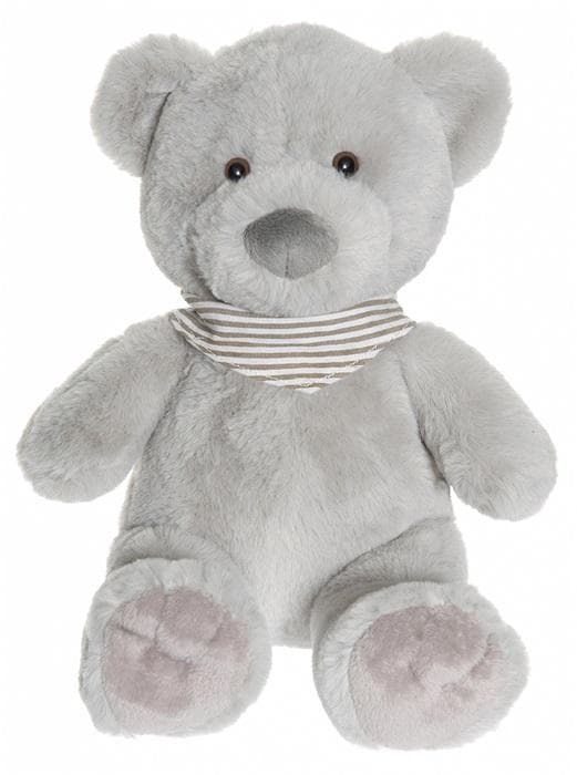 Mjuk nallebjörn Malte Ecofriend grå - Teddykompaniet