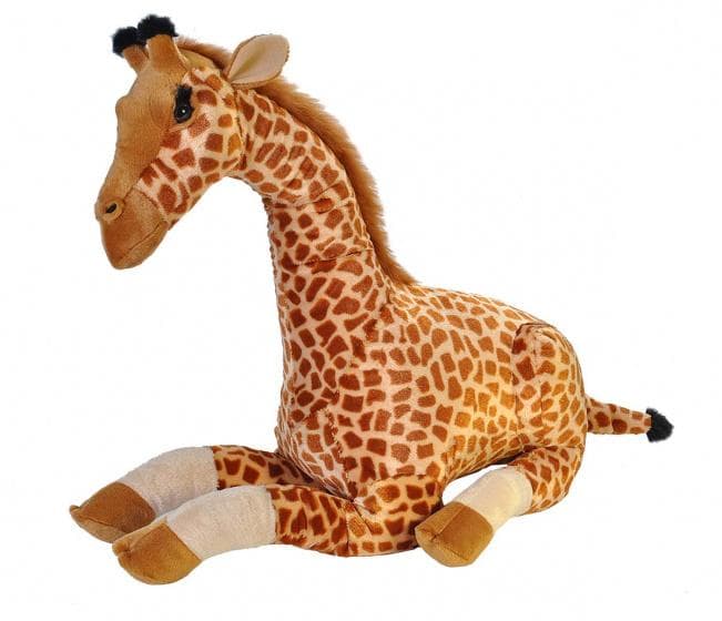 gosedjur giraff junior 65 cm plysch brun/beige
