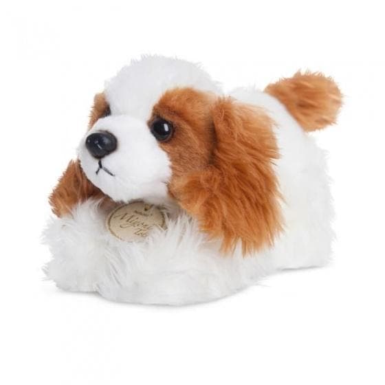 gosedjur Mini Yoni King Charles spaniel brun/vit 20 cm