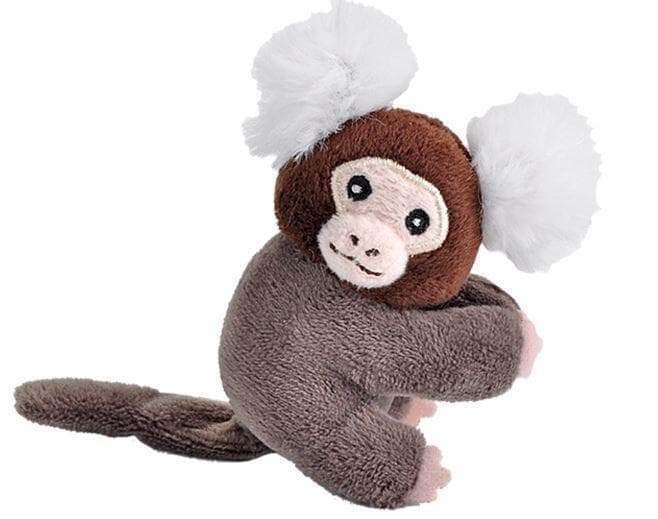 cuddly monkey junior plysch grå / brun enstorlek