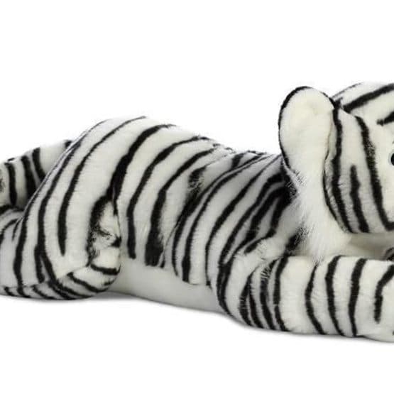 Aurora - Mjukisdjur - Tiger Bengal Super Flopsie 68,5 Cm Vit | CDON