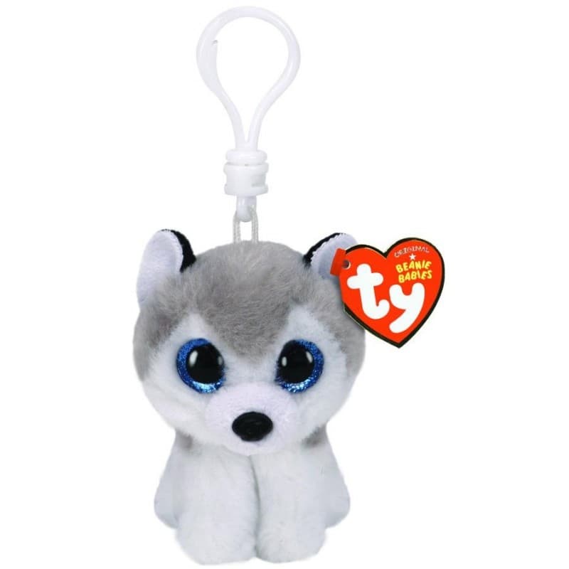 TY Gosedjur med Clip, Buff Husky Hund