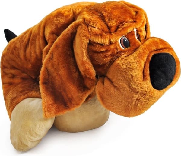 Stor krammehund orange 110 cm XL