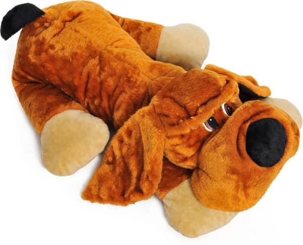 Stor krammehund orange 110 cm XL