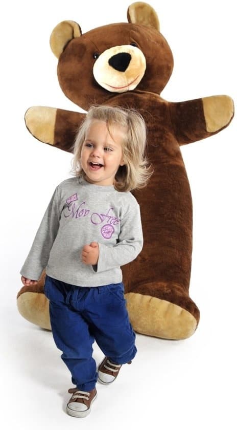 XXL nallebjörn - brun - 170 cm