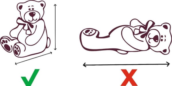 XXL nallebjörn - brun - 170 cm
