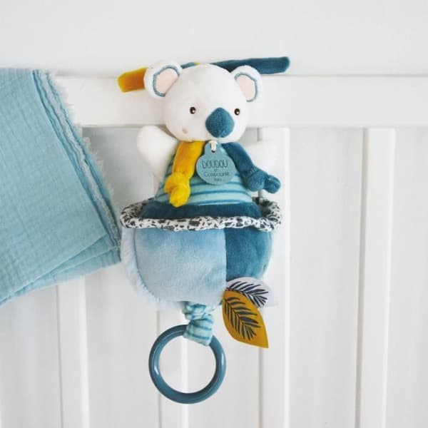 DOUDOU ET COMPAGNIE - Yoca the Koala - Speldosa - Mixat - Baby - Blå - Från födseln
