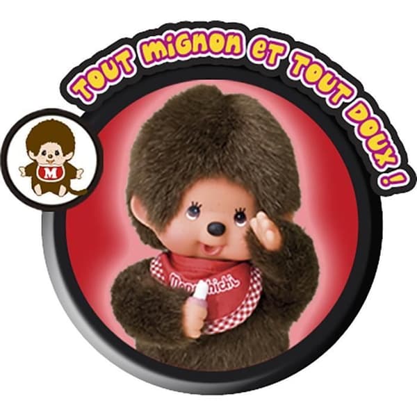 Monchhichi Boy Red Bib 20 cm