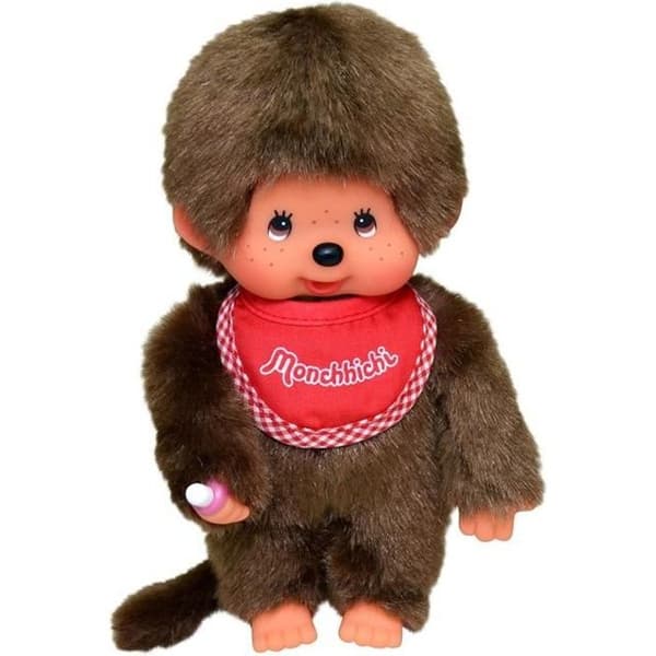 Monchhichi Boy Red Bib 20 cm