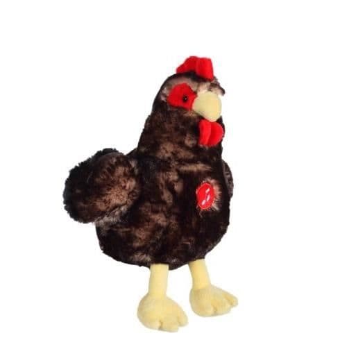 Plyschleksak - GIPSY - Sounding black HEN - 22 cm
