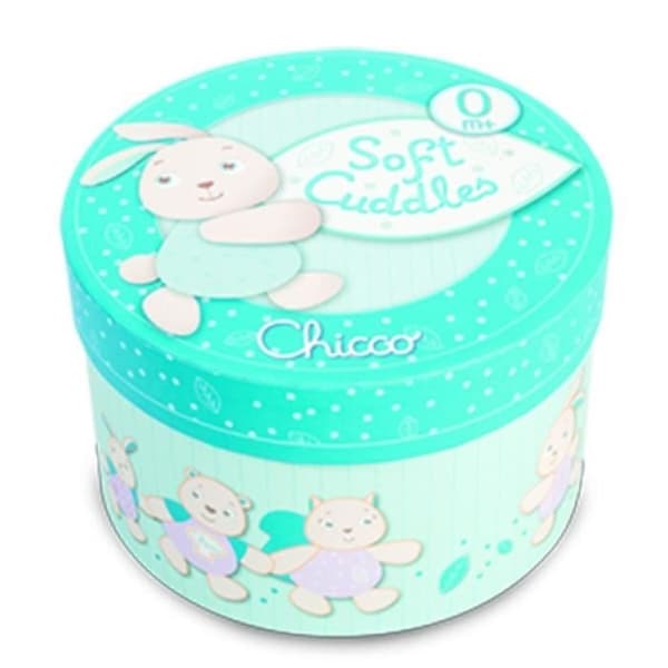 Chime - CHICCO - Blue Rabbit - Mjuk vaggvisa - Lätt att fästa - Från födseln