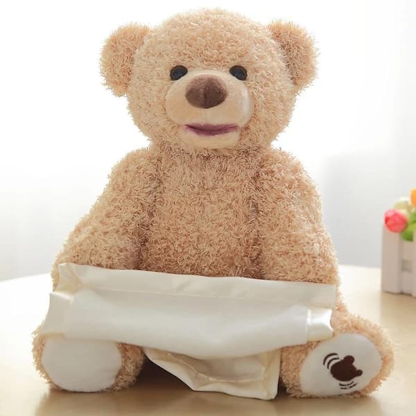 Kikaboo Bamse / Peek-a-boo Teddybjørn - 30 cm - Snakkende