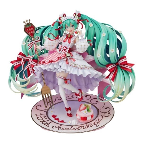 Vocaloid Hatsune Miku 15-års jubilæum Ver. Anime Figur Model Legetøj Desktop Ornamenter Action Figur