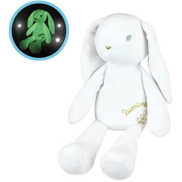 LUMINOU Lysande kaninplysch +/- 30 cm