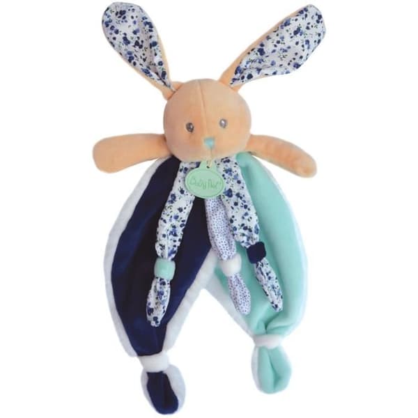 BABY NAT' Poupi och stardust - "Navy" POUPI kanin mjukis 29 cm