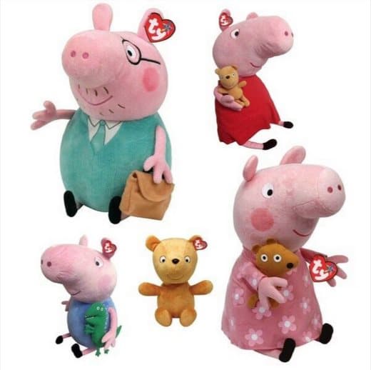 TY Peppa Pig Beanie Various Styles 1 Supplied