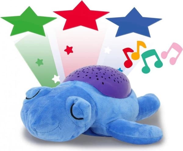 Jamara Nattlampa Dreamy Turtle Led 32 cm Blå/lila