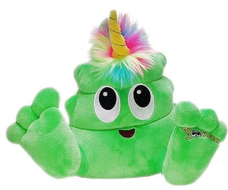 Poo-Nicorns 25,5 cm Gosedjur, Grön