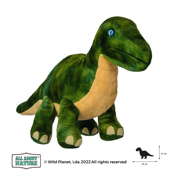 Brontosaurus Dinosaurie Gosedjur 38x27 cm - All About Nature