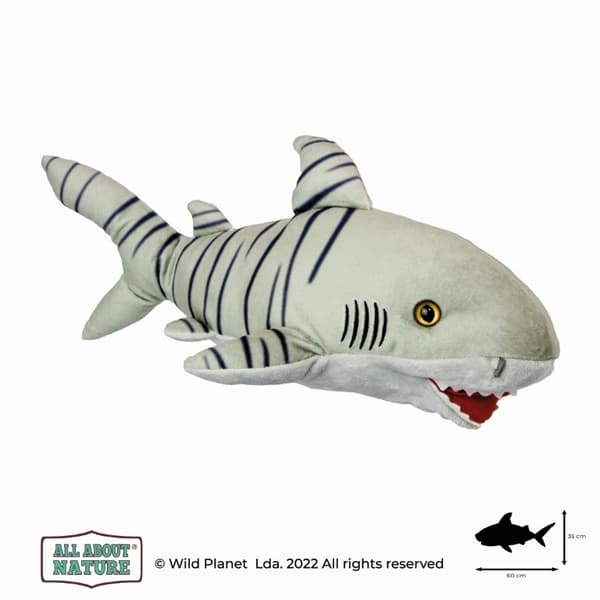 Tiger haj Gosedjur 40x15 cm- All About Nature