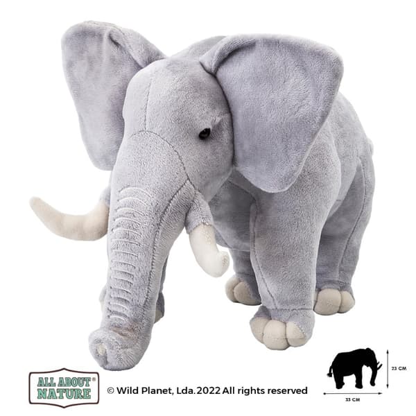 Elefant Gosedjur 33x23 cm - All About Nature