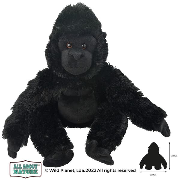 Gorilla Gosedjur 22x23 cm - All About Nature