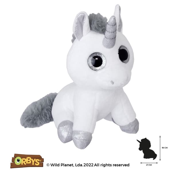Orbys Unicorn Enhörning Gosedjur med stora ögon (från 0 mån)
