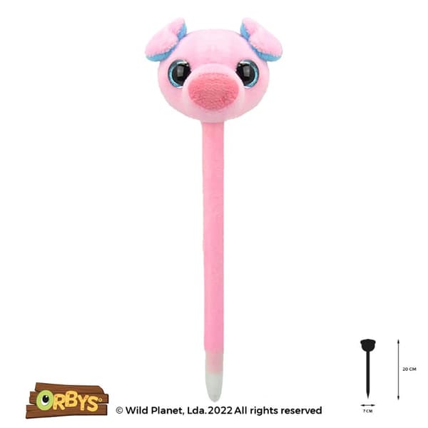 Orbys plysch penna - Gris
