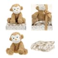 Miniatyrbillede 5 af 5: Toi-Toys Plush Monkey + krammetæppe i gaveæske