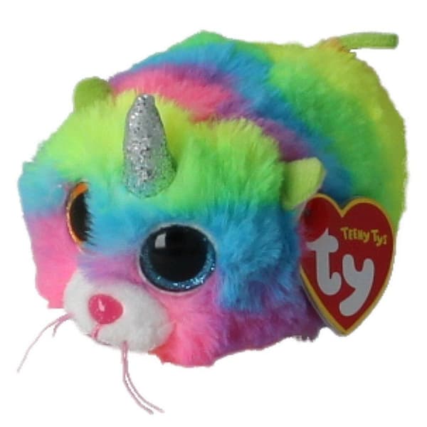 TY Teeny Tys Hug Cat Heather 10 cm