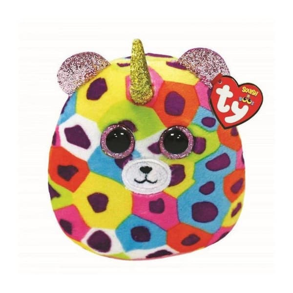 TY Squish A Boo Cuddle Pude Leopard Giselle 8 cm