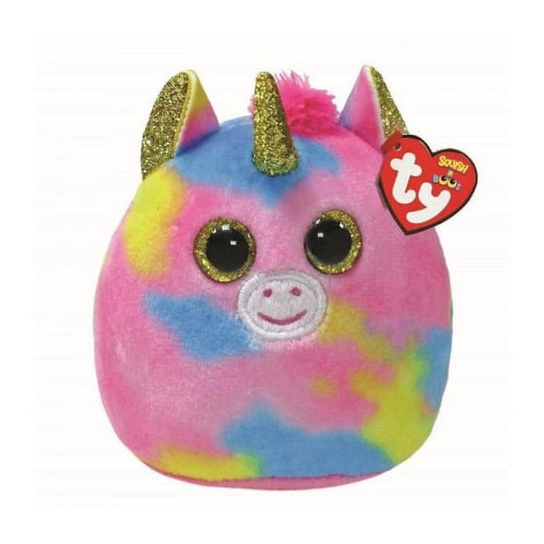 TY Squish A Boo Cuddle Kudde Unicorn Fantasia 8 cm