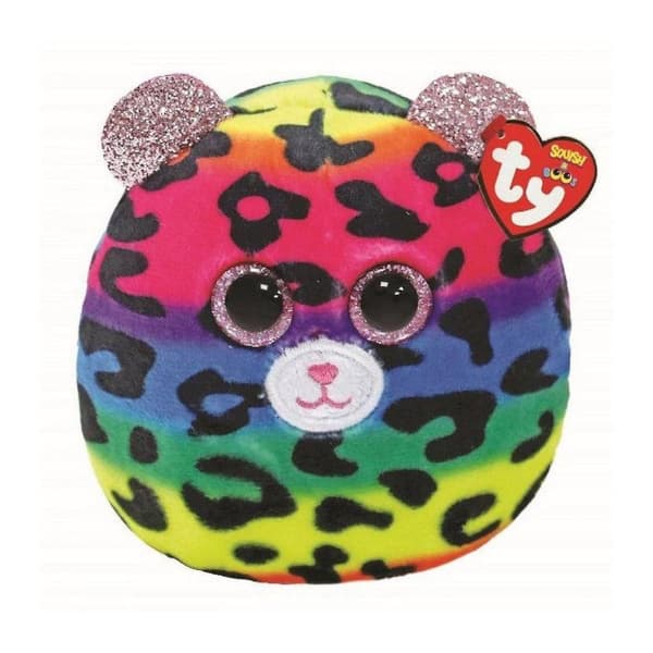 TY Squish A Boo Cuddle Tyyny Leopard Dotty 8 cm