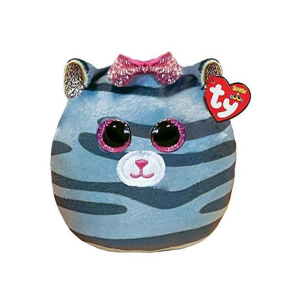 TY Squish A Boo Cuddly Pillow Cat Kiki 8 cm