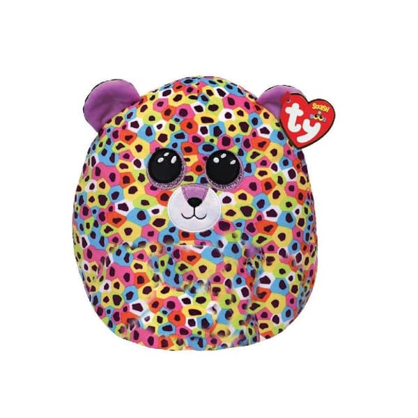 TY Squish A Boo Cuddle Tyyny Leopard Giselle 23 cm