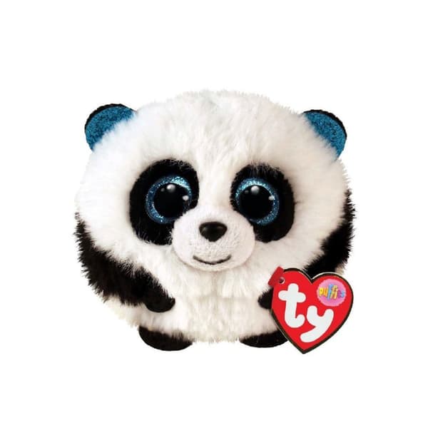 TY Puffies Cuddle Ball Panda Bambus 10 cm
