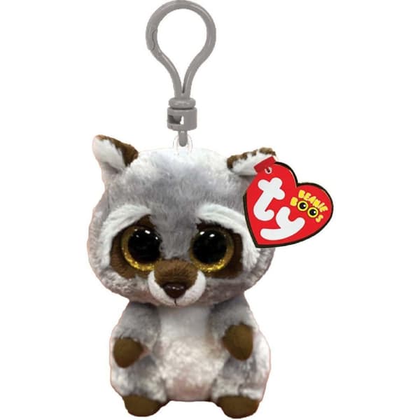 TY Beanie Boos Clip Raccoon Hug Oakie 7 cm