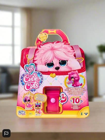 Scruff A Luvs Little Live Pets Cutie Cuts - Pink