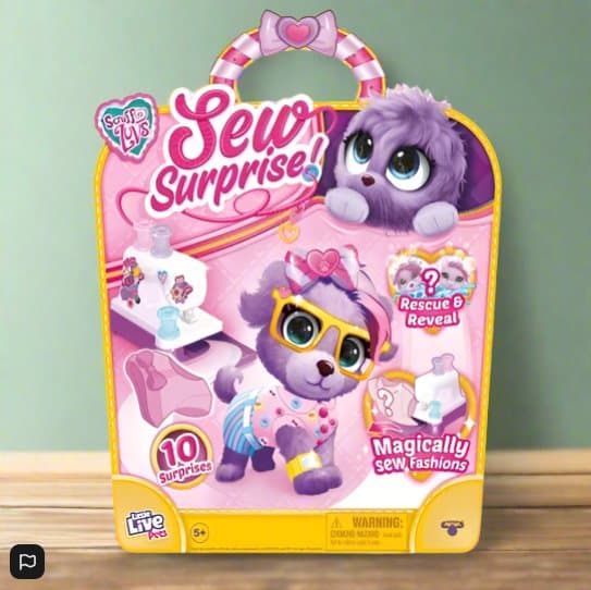 Scruff a Luvs Little Live Pets Sew Surprise Fashion Plush - Purple