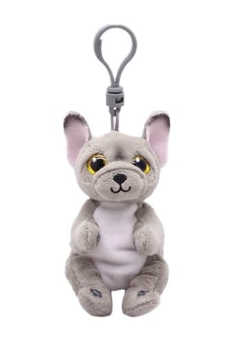 TY Beanie Belies Clip Wilfred Dog Grey