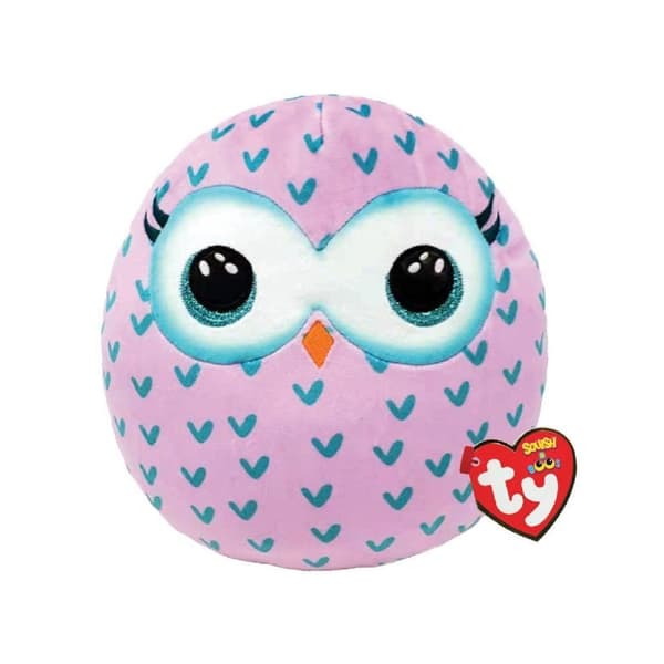 TY Squish A Boos puttepude Ugle blink 20 cm
