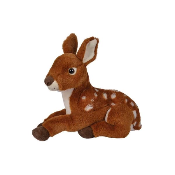 Plys Soft Toy Hjortekalv Liggende 30 cm