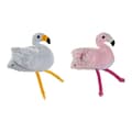 Pikkukuva 1 / 4: Fluffy toy DKD Home Decor White Pink Children's Pink flamingo 34 x 25 x 27 cm (2 Units)