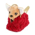 Miniatyrbillede 4 af 7: Pluchen Chihuahua Hond i Blingbling Handtas Assorti