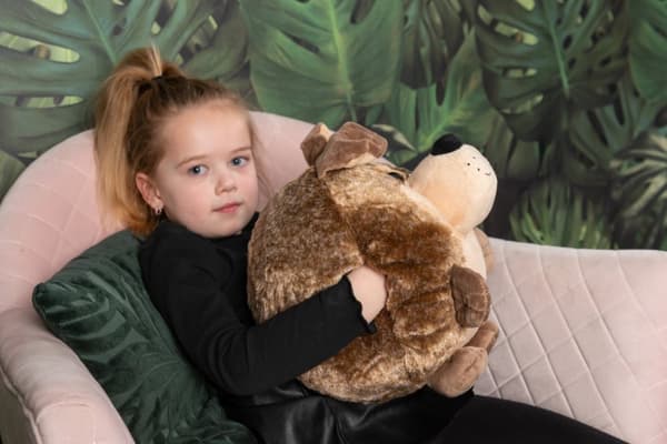 Noxxiez Jätte nallebjörn, handvärmare och kudde - Hund