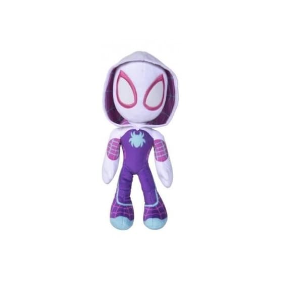 Doudou Mjuk leksak Marvel lila Spiderman som lyser i mörkret - Z'other brands - Doudou