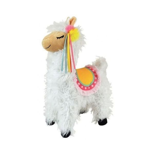 JEMINI Lama Plyschleksak för barn - 42 cm